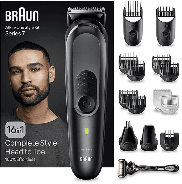 braun regola barba e capelli  series 7 mgk7470