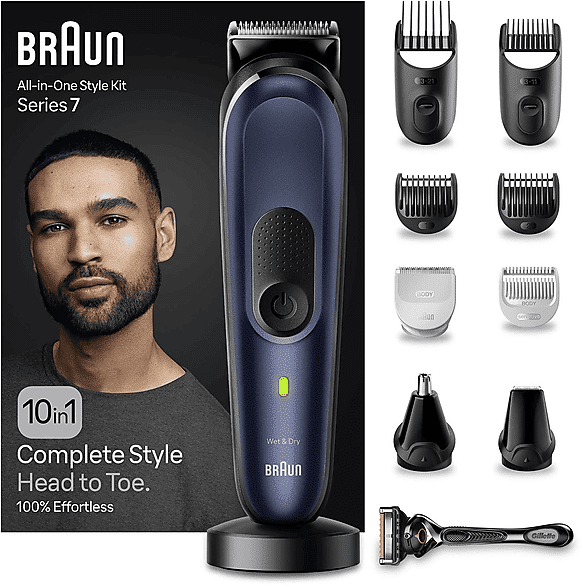 braun regola barba e capelli  series 7 mgk7421