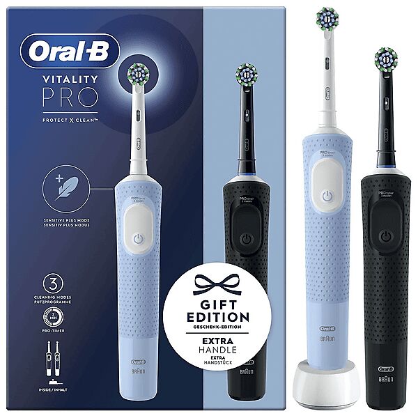 oral-b spazzolino elettrico  pw vitality pro duo