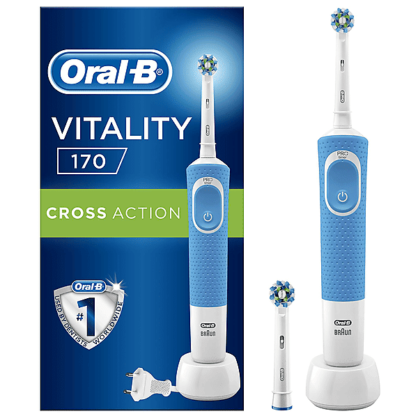 oral-b spazzolino elettrico  vitality cross actiond170