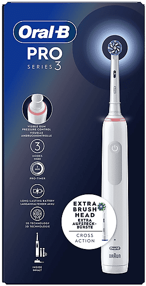 oral-b spazzolino elettrico  pro 3 3700