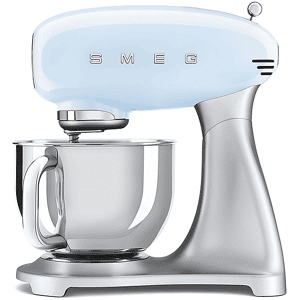 SMEG SMF02PBEU IMPASTATRICE PLANETARIA, 800 W, capacità ciotola 4,8 l, Azzurro