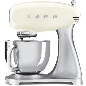 SMEG SMF02CREU IMPASTATRICE PLANETARIA, 800 W, capacità ciotola 4,8 l, Panna