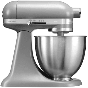 KitchenAid 5KSM3311XEFG IMPASTATRICE PLANETARIA, 250 W, capacità ciotola 3,3 l, Grigio Opaco