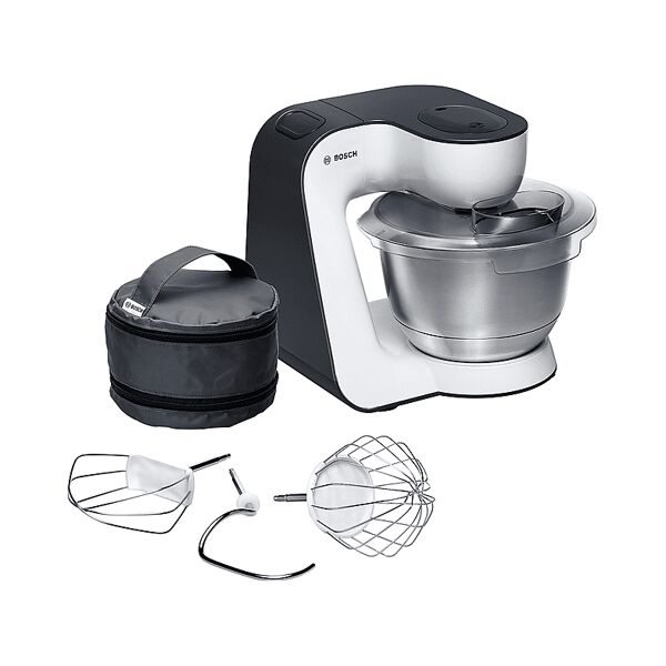 bosch mum54a00 impastatrice planetaria, 900 w, capacità ciotola 3,9 l, bianco/antracite