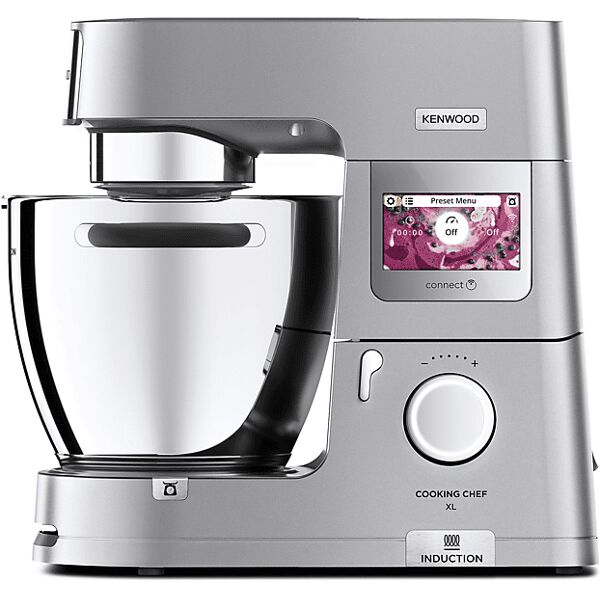 kenwood cooking chef kcl95.424si cooking machine, 1500 w, capacità ciotola 6,7 l, silver