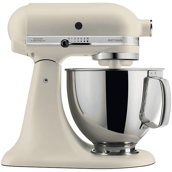 kitchenaid 5ksm175psefl impastatrice planetaria, 300 w, capacità ciotola 4,8 l, fresh linen