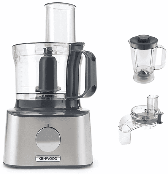 kenwood fdm304ss robot da cucina, 800 w, capacità ciotola 2,1 l, silver