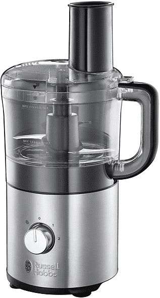 russel hobbs 25280-56 robot da cucina, 500 w, capacità ciotola 1,9 l, nero/grigio