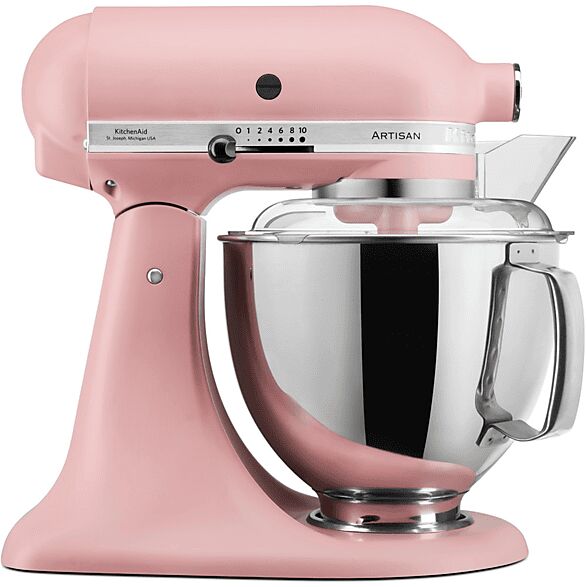 kitchenaid 5ksm175psedr impastatrice planetaria, 300 w, capacità ciotola 4,8 l, dried rose