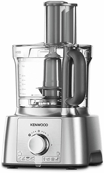 kenwood fdp65.590si robot da cucina, 1000 w, capacità ciotola 3 l, silver/bianco