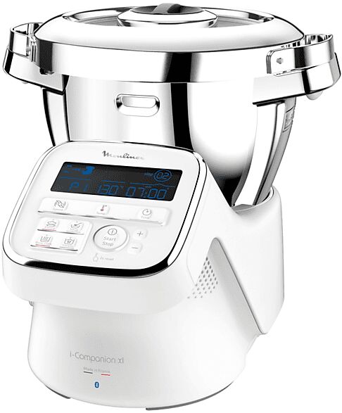 Moulinex I-COMPANION XL HF9081N ROBOT DA CUCINA, 1550 W, capacità ciotola 3 l, Snow white metal