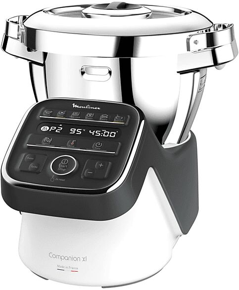 Moulinex COMPANION XL HF8098N ROBOT DA CUCINA, 1550 W, capacità ciotola 3 l, Nero