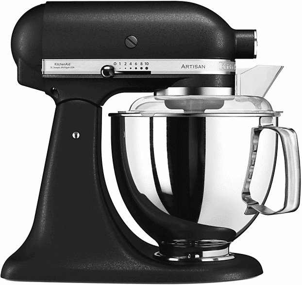 KitchenAid 5KSM175PSEBK IMPASTATRICE PLANETARIA, 300 W, capacità ciotola 4,8 l, Ghisa Nero