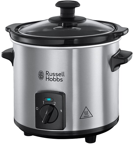 russel hobbs 25570-56 multicooker, 145 w, capacità ciotola 2 l, nero / acciaio