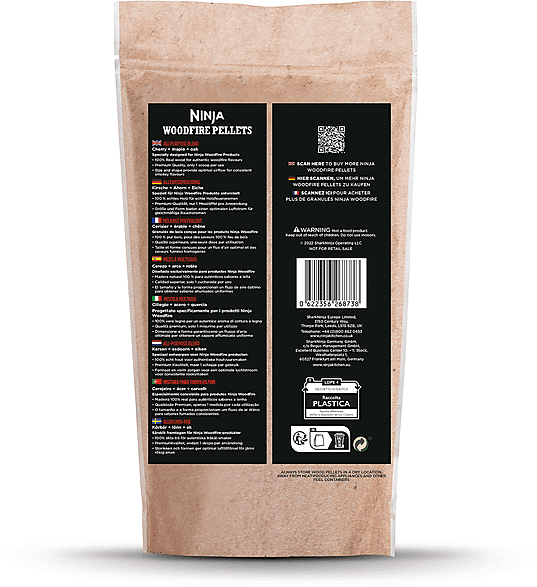 NINJA Pellet di legno Miscela multiuso 900 g  PELLET WOODFIRE MULTIUSO