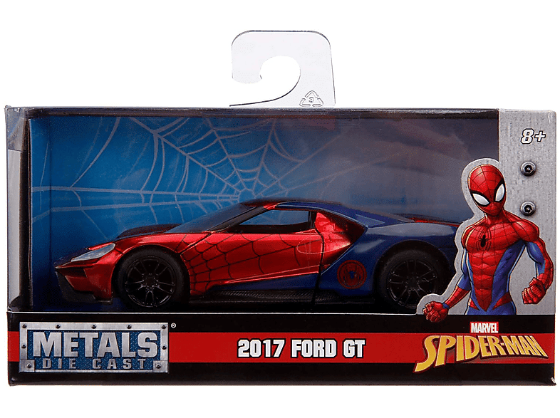 simba toys modellino auto  marvel spider-man ford gt
