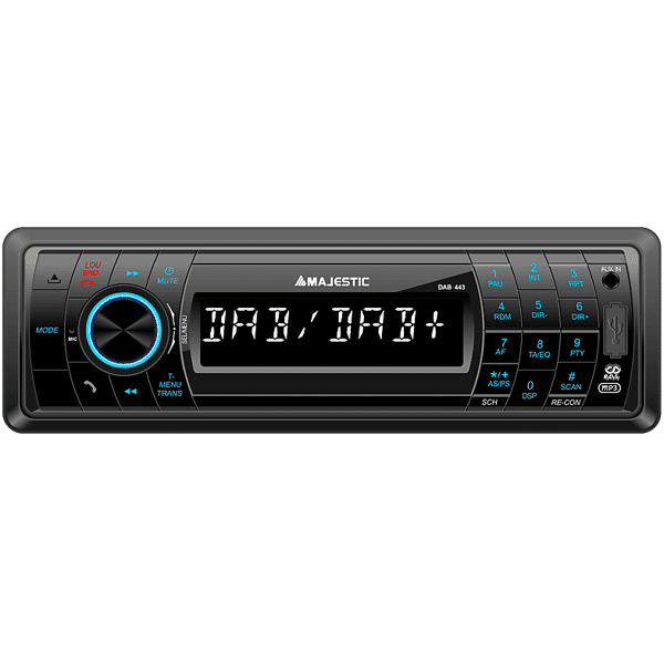 majestic sintolettore  dab 443 cd bt usb dab+ fm