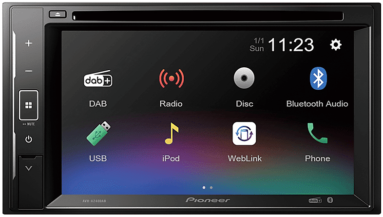 pioneer sintomonitor  avh-a240dab