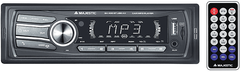 majestic car stereo  sa 400 bt usb ax