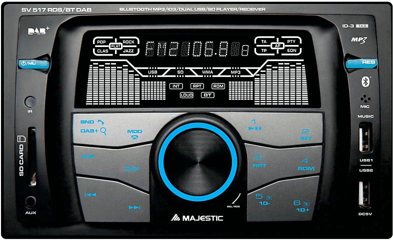 Majestic MULTIMEDIA CAR  SV 517RDS BT DAB