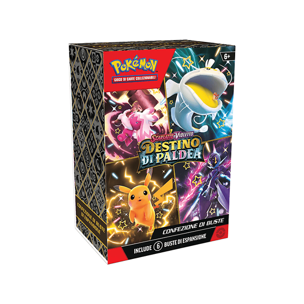 pokemon carte da gioco  bundle destino a paldea