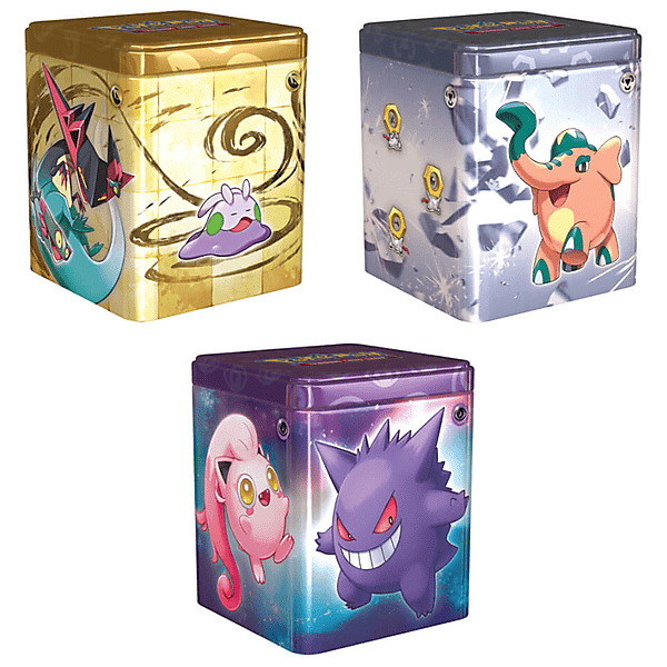 pokemon carte da gioco  stacking tin marzo