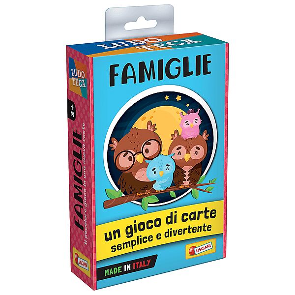 lisciani gioco  carte famiglie