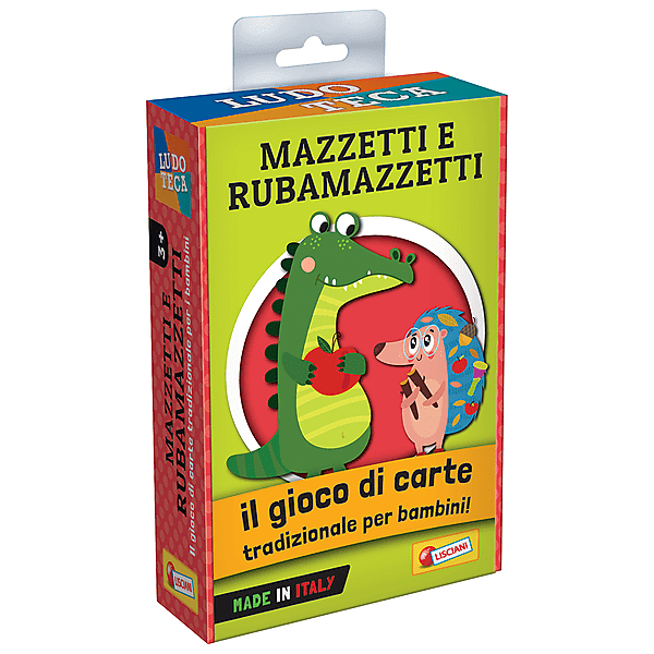 lisciani gioco  carte mazzetti e rubamazz