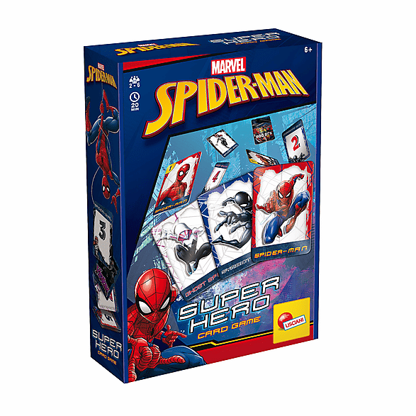 lisciani gioco di carte  spider-man card game