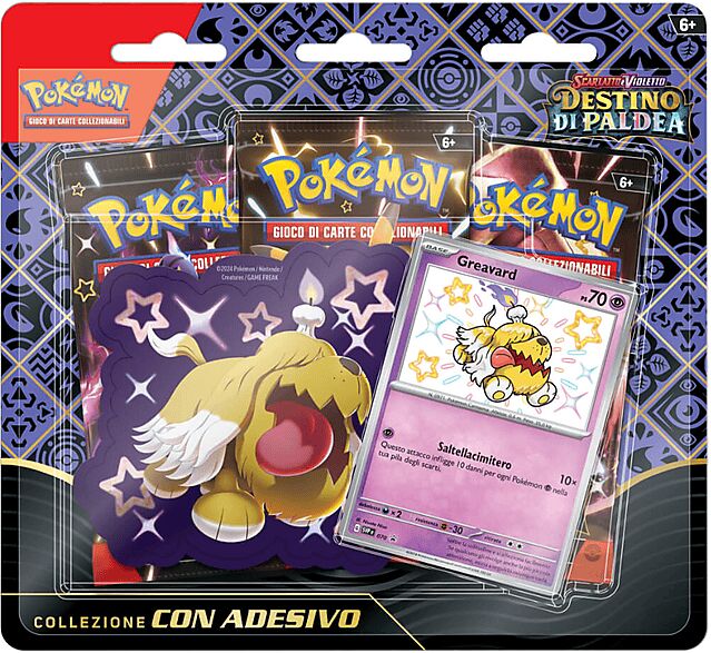 POKEMON CARTE DA GIOCO  Adesivo Destino di Paldea