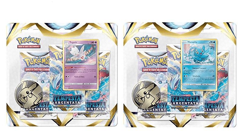 POKEMON CARTE DA GIOCO  3 Pack Tempesta Argentata