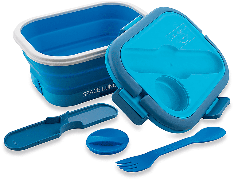 macom elettrico pieghevole salvaspazio  space lunch to go blue