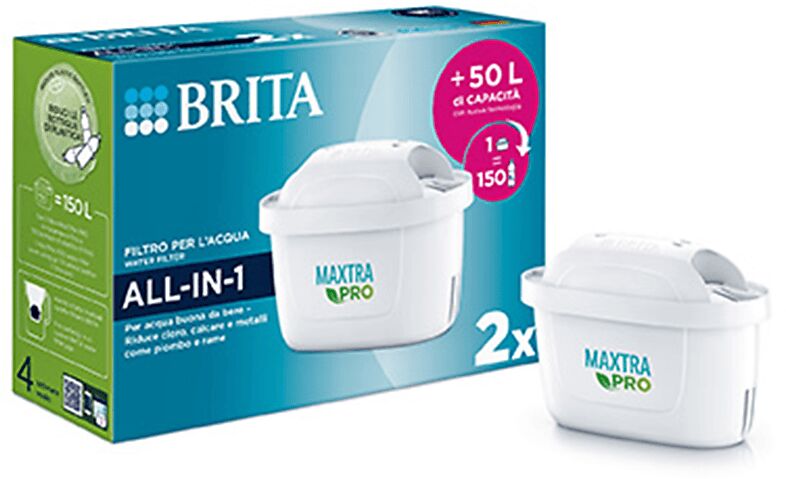 Brita Filtro per caraffe filtranti  MAXTRApro ALL-IN-1 PACK 2