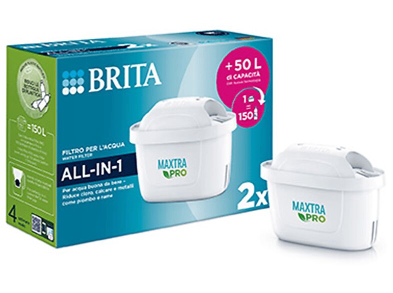 Brita Filtro per caraffe filtranti MAXTRApro ALL-IN-1 PACK 2