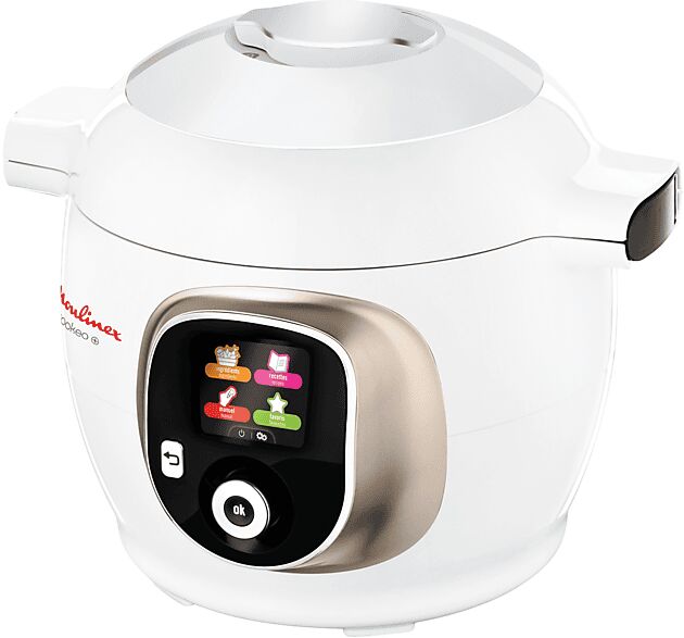 Moulinex COOKEO CE851A MULTICOOKER, 1600 W, capacità ciotola 6 l, bianco