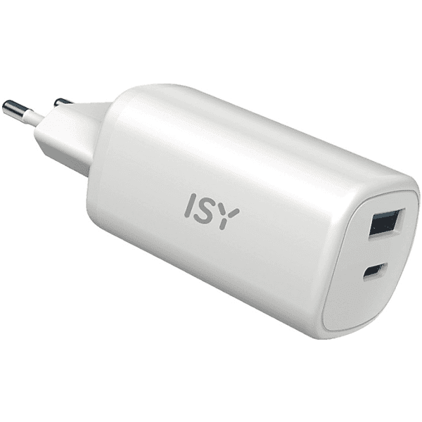 isy caricabatteria  universal 65w gan charger