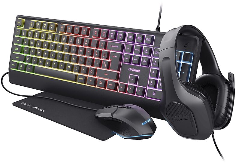 trust kit gaming  gxt792 quadrox 4-in-1