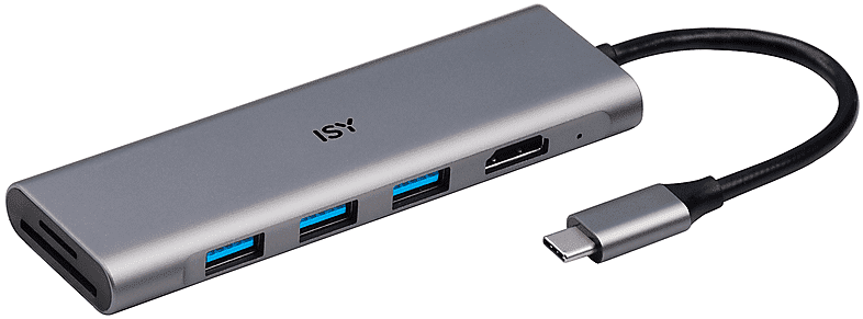 ISY USB-C 3 IN 1 HDMI/3XUSB