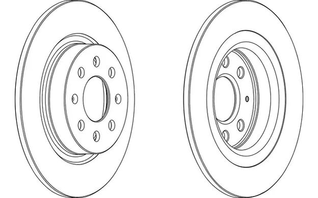 FERODO Set freni a disco Abarth 500 (DDF1299)