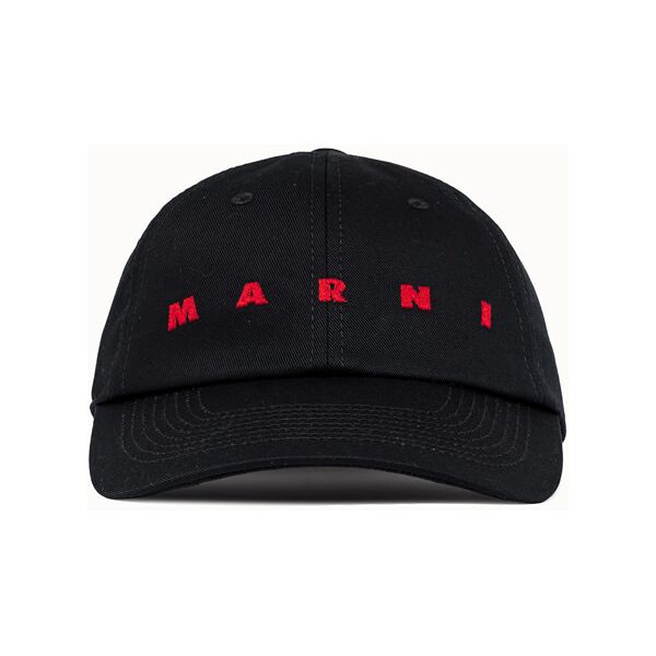 marni cappello baseball in cotone