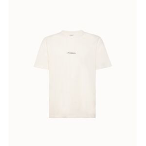 c.p company t-shirt jersey garment dyed logo