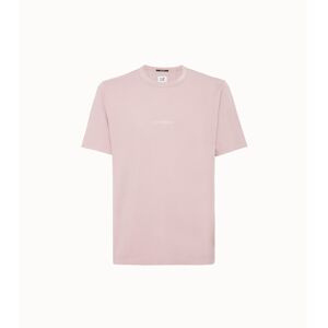 c.p company t-shirt jersey garment dyed logo