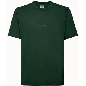 c.p company t-shirt jersey garment dyed logo