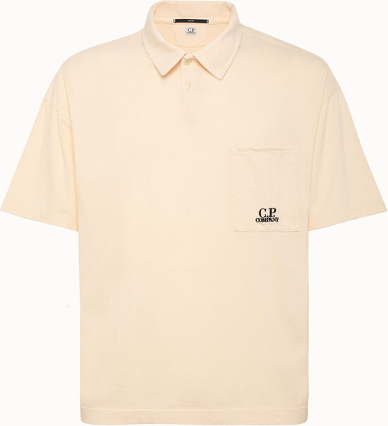 c.p company polo jersey boxy