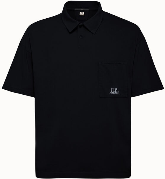 c.p company polo jersey boxy