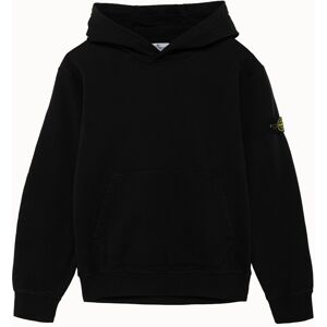 Stone Island felpa con cappuccio in cotone tinta unita