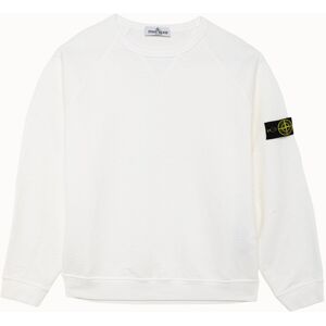 Stone Island felpa girocollo in cotone tinta unita