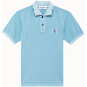 Stone Island polo in cotone tinta unita