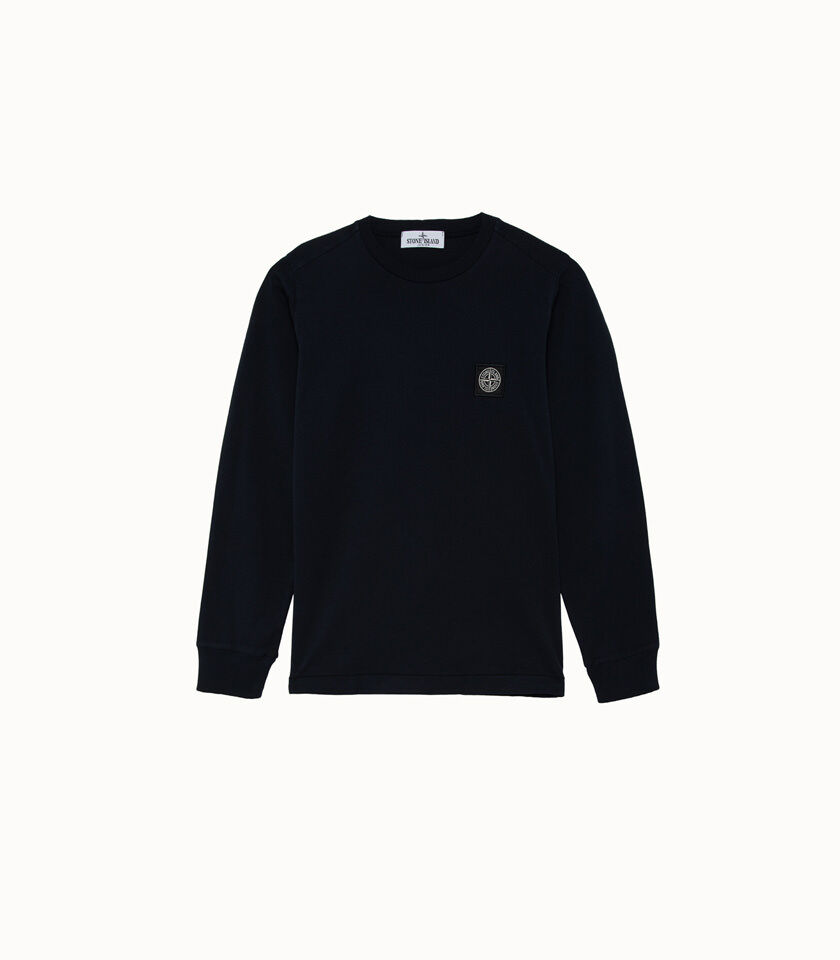 Stone Island t-shirt in cotone tinta unita